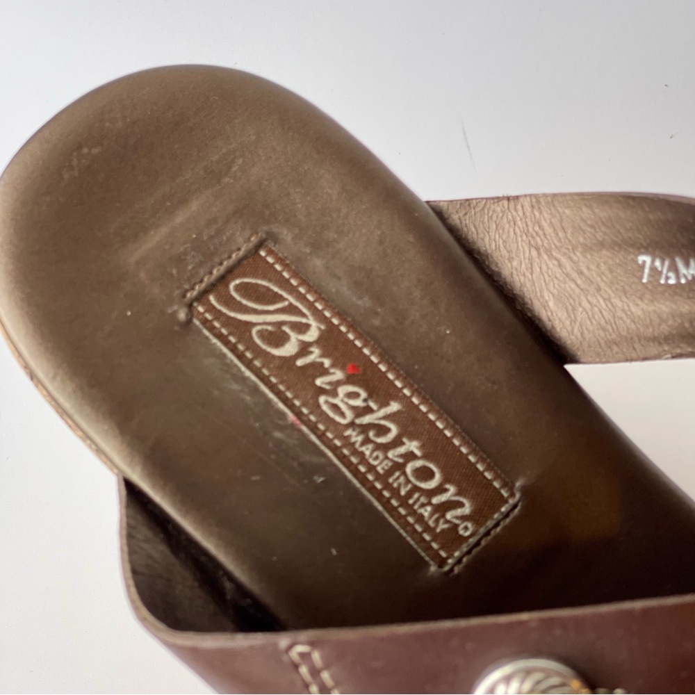 Brighton Sandal -Derby Cork Wedge- 7.5 - Picture 6 of 8
